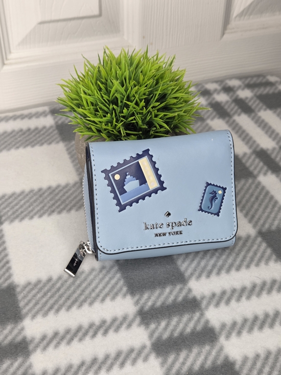 kate spade Handbags - kate Spade Mini Wallet with Stamp Appliqués